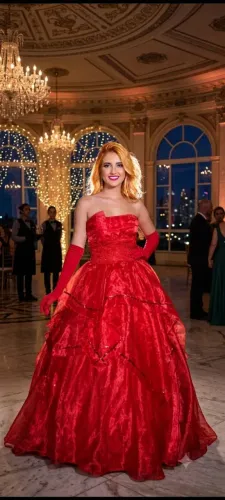 Vestido Debutante Vermelho 15 anos
