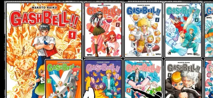 Mangá Gash Bell volume 1 ao 9
