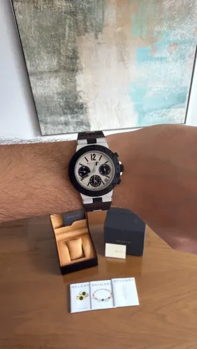 Relógio Bvlgari Al38 Ac38Ta Cronógrafo