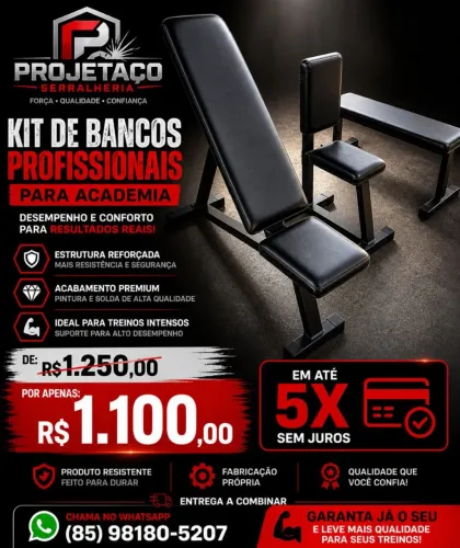 Bancos de academia