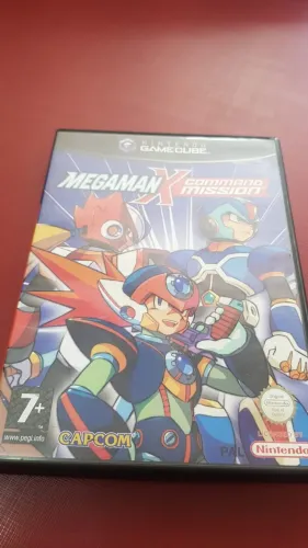MEGA MAN X: COMMAND MISSION - ORIGINAL - NINTENDO GAME CUBE - JOGO EUROPEU-COMPLETO-USADO