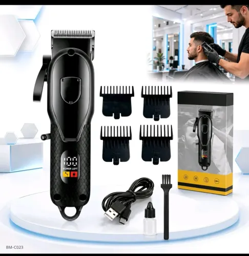 Máquina de cortar cabelo profissional B-Max sem fio