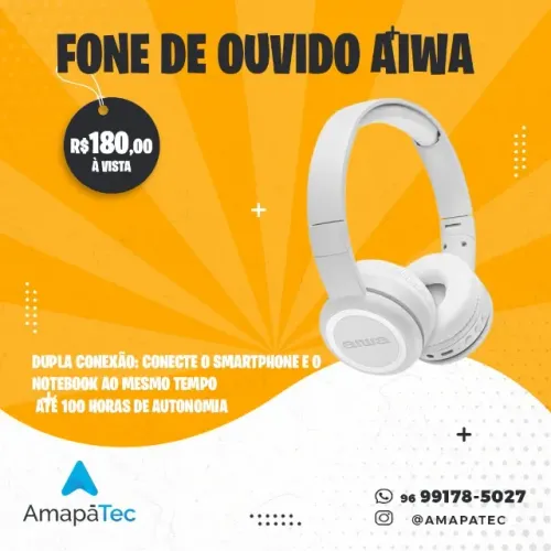 FONE DE OUVIDO AIWA