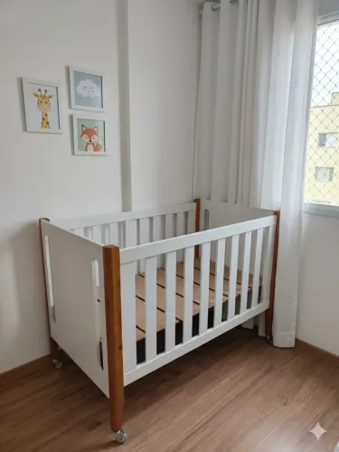 Berço Abracasa 3 em 1 (Mini Berço + Berço Americano + Cama)