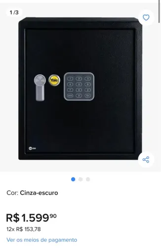 Cofre seminovo