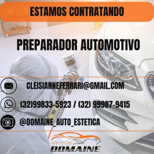 ESTAMOS CONTRATANDO PREPARADOR AUTOMOTIVO