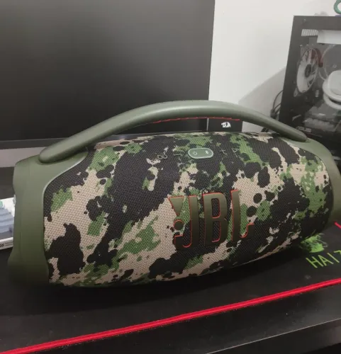 JBL boombox 3 camuflada nova