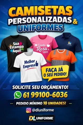 Camisetas e uniformes para empresas - igrejas