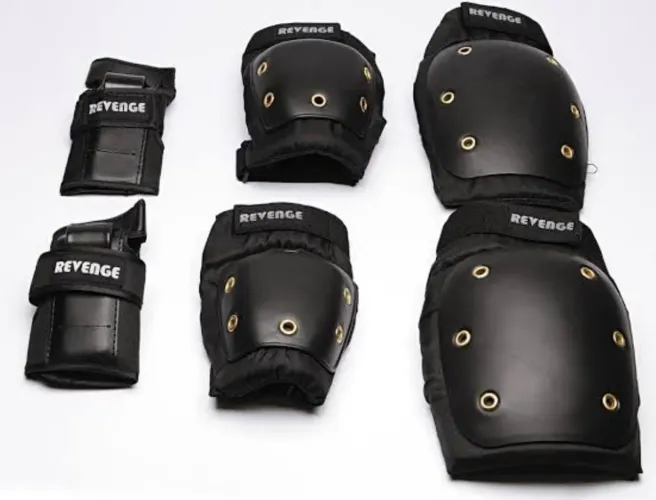 Kit proteção REVENGE + capacete Niggli