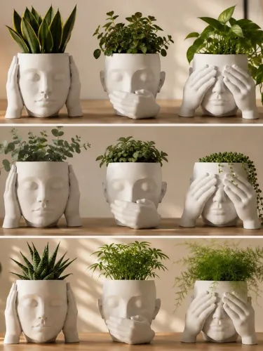 Vaso decorativo em impressão 3d