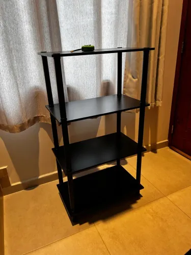 Estante Preto Fosco 1,10x0,60x0,35