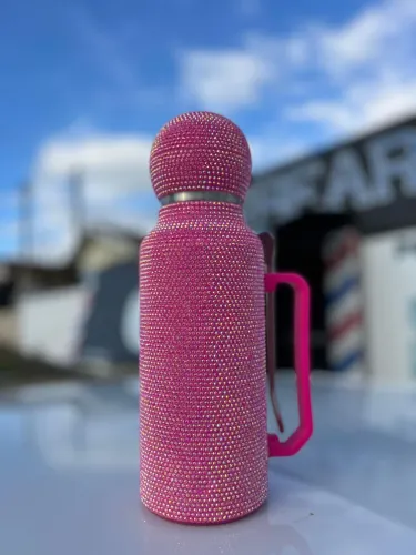 Garrafa térmica 1200ml com strass