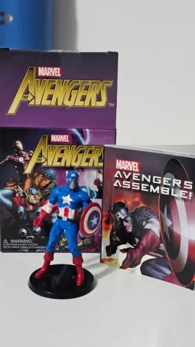 Capitão América The Avengers Mega Mini Kit Running Press 2012 Marvel Com Livro