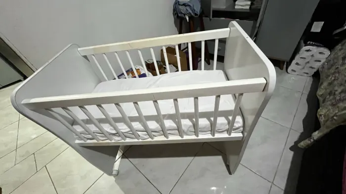 Mini Berço com rodinhas