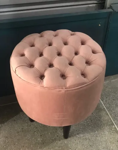Banco Puf Rosa - moderno