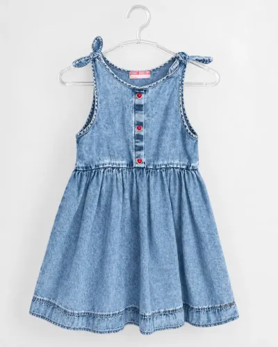 Vestido jeans Mon Sucré -6 anos