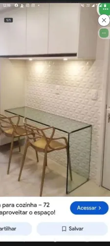 Mesa pra apt de vidro