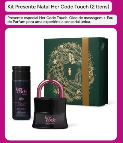 Her code touch. Óleo de massagem