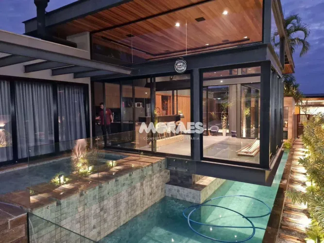 Casa em Condomínio Fechado com 3 suítes 498 m² - à venda por R$ 3.300.000 - Alphaville - B