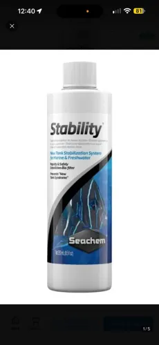 Acelerador Biológico Stability 50ml Seachem