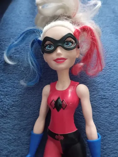 Boneca ARLEQUINA original 30cm de altutura 