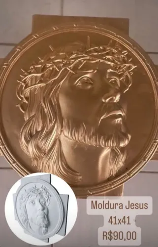 MOLDURA JESUS 41x41 LANÇAMENTO
