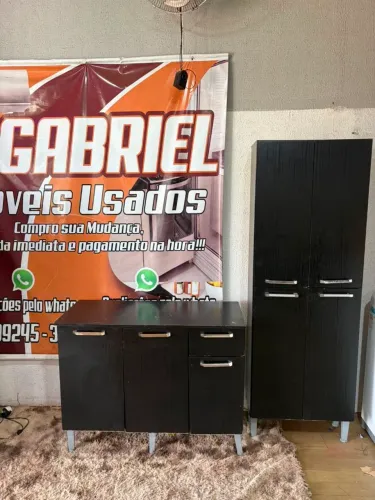Jogo de armário completo usado marcas de uso ((ENTREGO GRATIS))