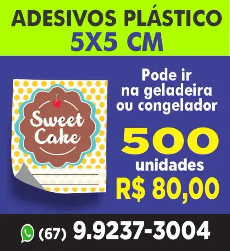 adesivos plastico de vinil recortado 