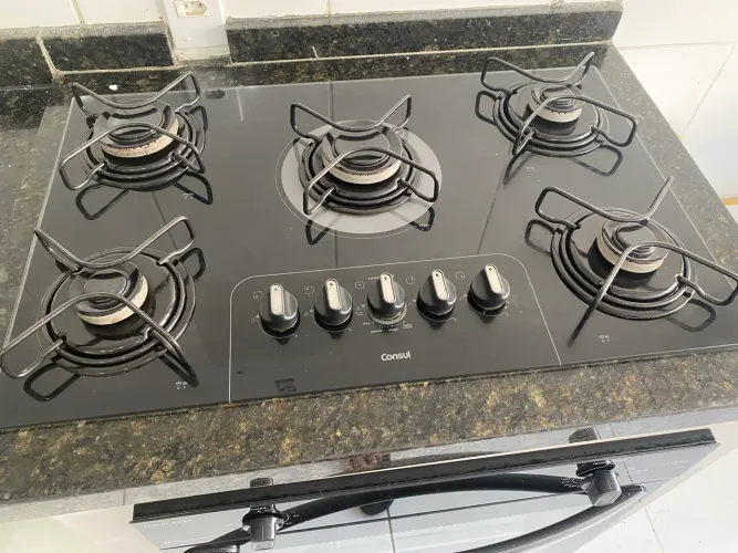 Cooktop com 5 Bocas