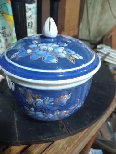 Potiche porcelana oriental