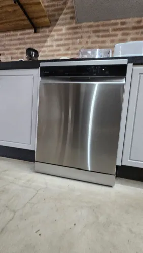 Lava Louça Midea Smart Home Inox 14 serviços