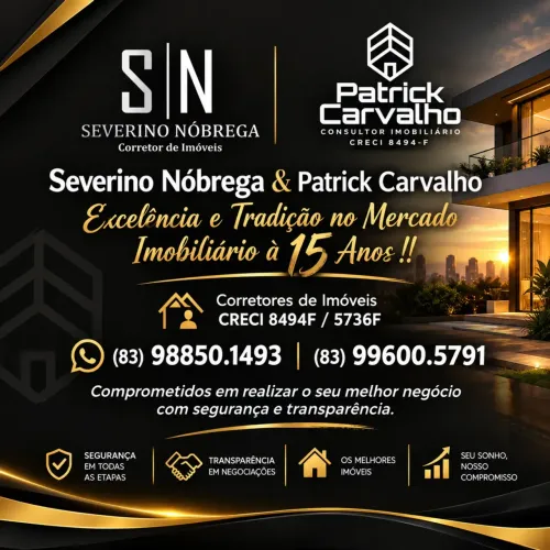 Vende- se Lote 12,00x x 30,0 C/360m² Cabo Branco Exc. localização