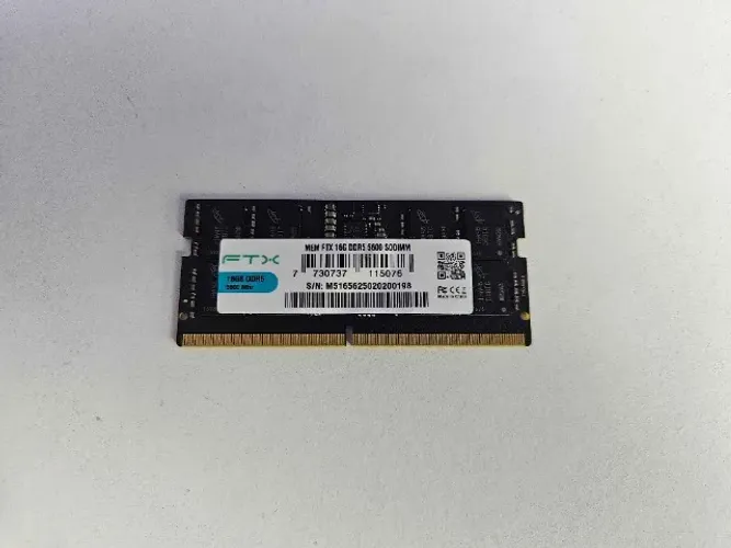 Memória RAM Notebook 16GB DDR5 5600Mhz FTX SODIMM