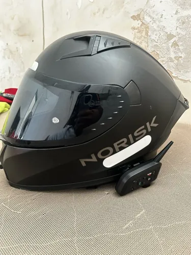 Capacete Norisk Preto Fosco