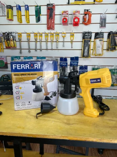 Pistola de Pintura Pulverizadora Ferrari Mega Spray MS-400W