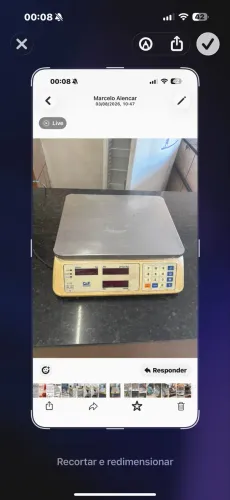 Balança funcionando perfeitamente!