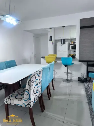 Apartamento mobiliado com 78 mts