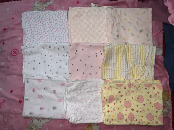 Lote de Cueiro bebê menina