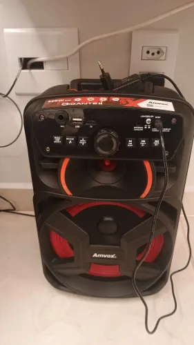 Caixa de Som Amvox Gigante 2 220w