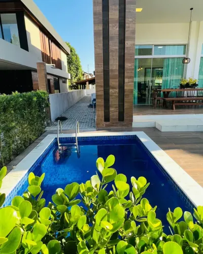 Belíssima Casa 4 suítes Locação Temporada no Condomínio Águas da Serra em Bananeiras