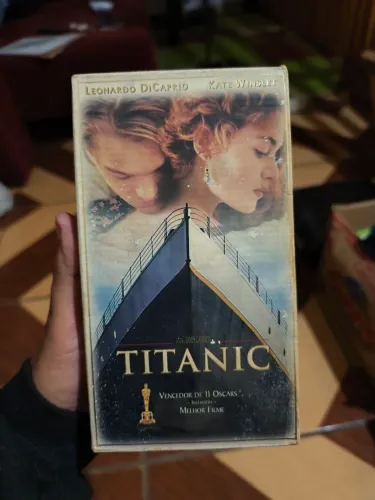 Box duplo Titanic original em VHS
