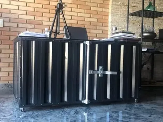 Mesa Escrivaninha Estilo Industrial
