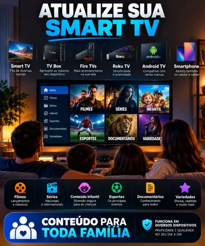 Atualizamos smartvs, Fire TVs, Roku Tv