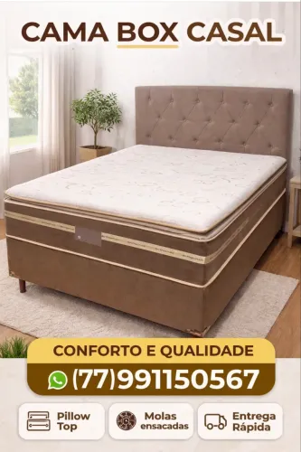 Cama Box Casal