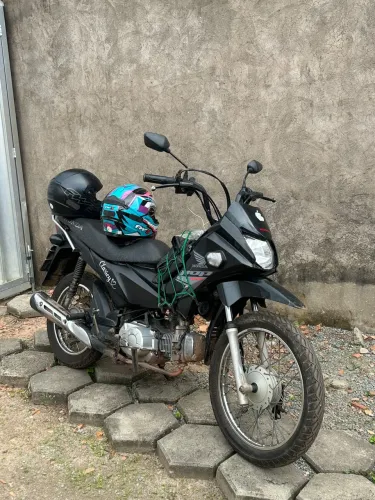 Honda Pop 110i 2024 Preta - Único dono, 45.000 km, pneus novos