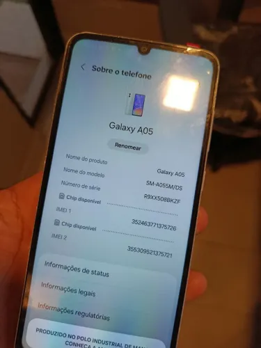 Galaxy A05 whats *