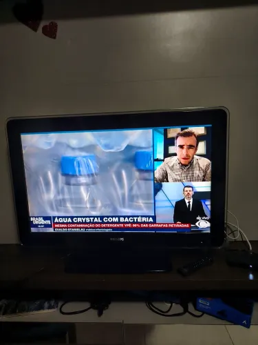 TELEVISÃO FUNCIONANDO TELA DE LED