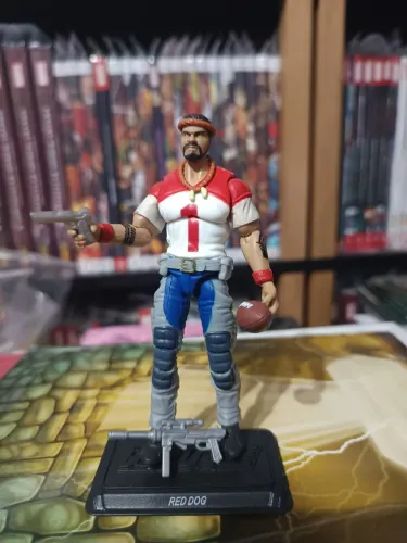 Red Dog GI Joe 30th Anniversary exclusivo box Slaughter Marauders