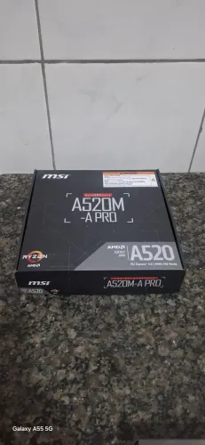 Placa mãe msi A520 ?NOVA/FECHADA?
