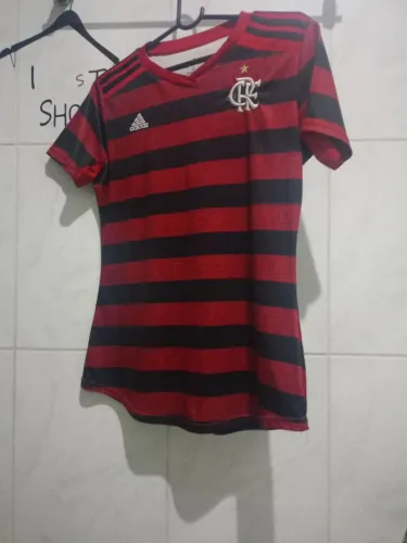 Flamengo camisa feminina com nome 